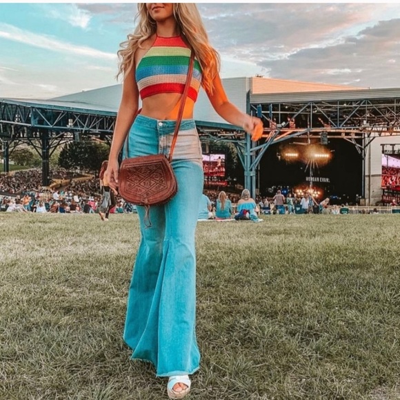 Free People Denim Flare Jeans - Picture 10 of 15